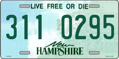 NH license plate 3110295