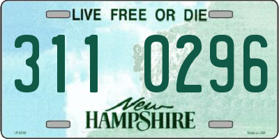 NH license plate 3110296