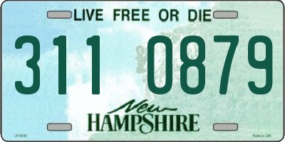 NH license plate 3110879