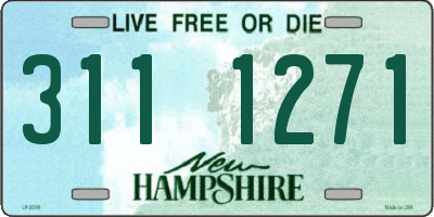 NH license plate 3111271
