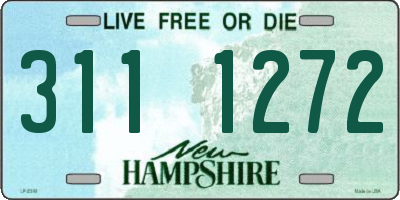NH license plate 3111272