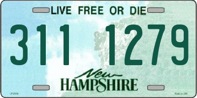 NH license plate 3111279