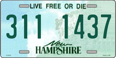 NH license plate 3111437