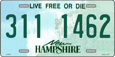 NH license plate 3111462