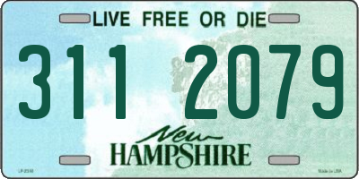 NH license plate 3112079