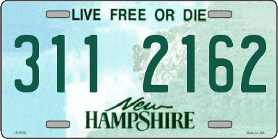 NH license plate 3112162