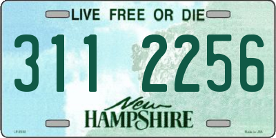 NH license plate 3112256