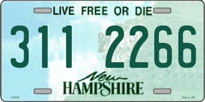 NH license plate 3112266
