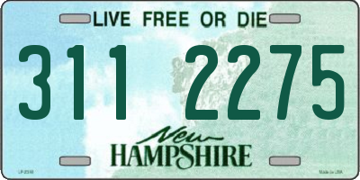 NH license plate 3112275