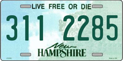 NH license plate 3112285