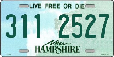 NH license plate 3112527
