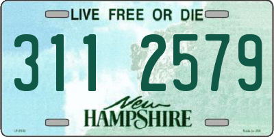 NH license plate 3112579