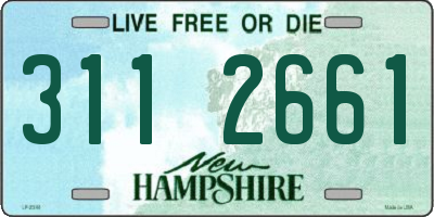 NH license plate 3112661