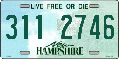NH license plate 3112746
