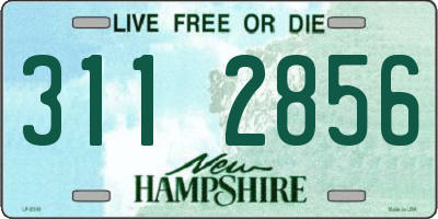 NH license plate 3112856