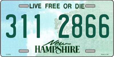 NH license plate 3112866