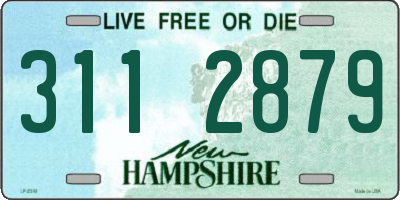 NH license plate 3112879