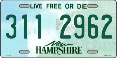NH license plate 3112962
