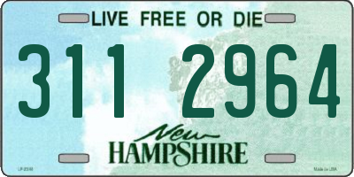 NH license plate 3112964