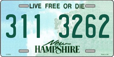 NH license plate 3113262