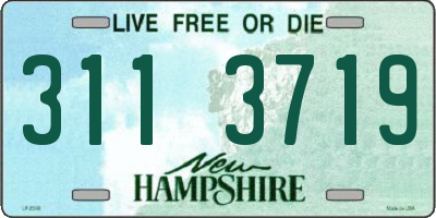 NH license plate 3113719