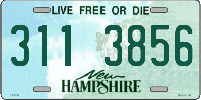 NH license plate 3113856