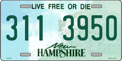 NH license plate 3113950