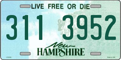 NH license plate 3113952