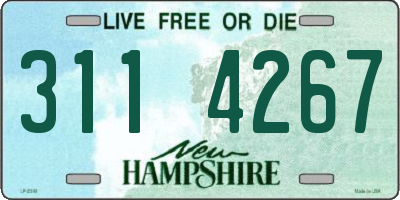 NH license plate 3114267