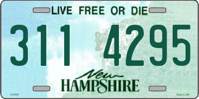 NH license plate 3114295
