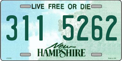NH license plate 3115262