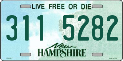 NH license plate 3115282