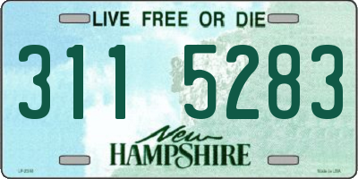 NH license plate 3115283