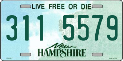 NH license plate 3115579