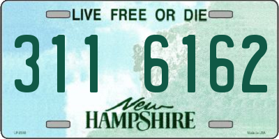 NH license plate 3116162
