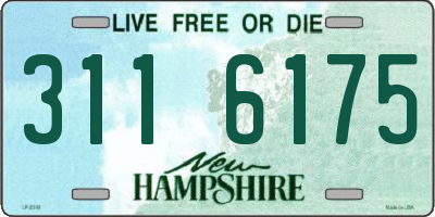 NH license plate 3116175