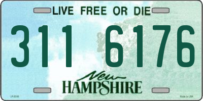 NH license plate 3116176