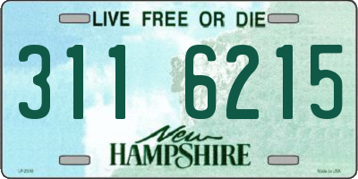 NH license plate 3116215