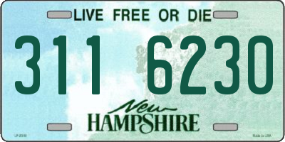 NH license plate 3116230