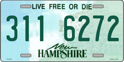 NH license plate 3116272