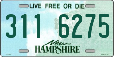 NH license plate 3116275