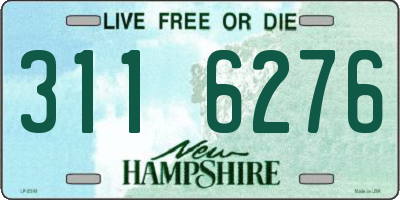 NH license plate 3116276