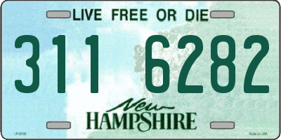 NH license plate 3116282