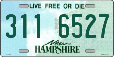 NH license plate 3116527