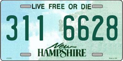 NH license plate 3116628
