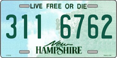 NH license plate 3116762