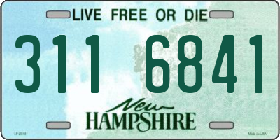 NH license plate 3116841
