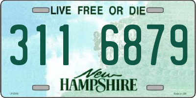 NH license plate 3116879