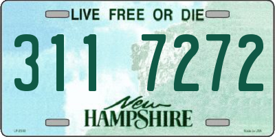 NH license plate 3117272