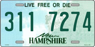 NH license plate 3117274